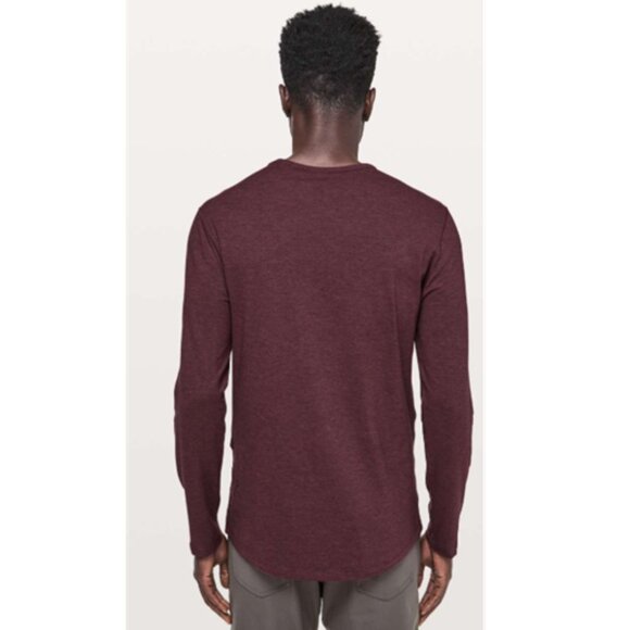 Lululemon 5 Year Basic Long Sleeve *Heathered Dark Adobe - Picture 2 of 14